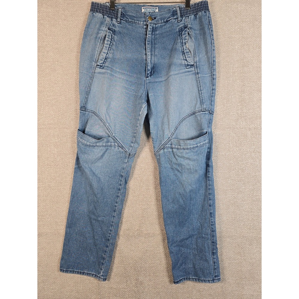 Vintage Zalerno Sportswear Denim Pants 36x29 Articulated Knee Big‎ Pockets
